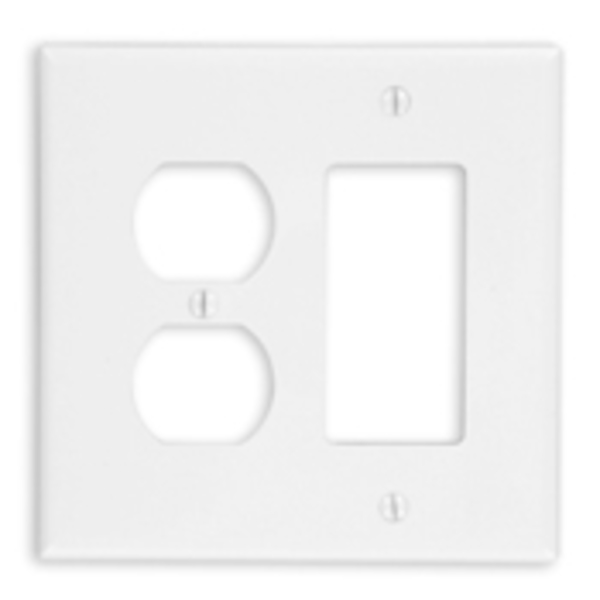 Leviton Wallplates Mid Nyl Derc/Dup PJ826-T